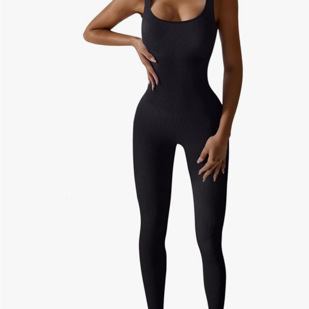 Long Ribbed Jumpsuit